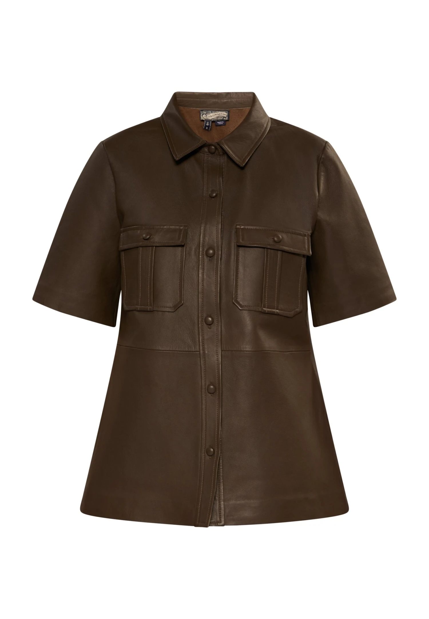 Dreimaster Overhemdblouse - Taupe 5 Dreimaster Overhemdblouse - Taupe - Afbeelding 5