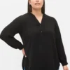 Zizzi Long Sleeved - Blouse - Black
