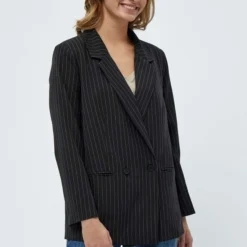 DESIRES Krisi- Blazer - Black White Stripe