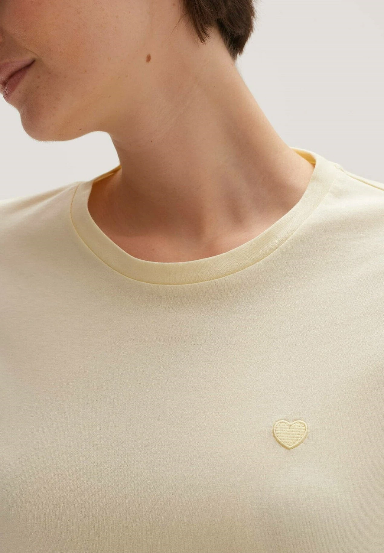 OPUS Serz - T-Shirt Basic - Feelgood Yellow 4 OPUS Serz - T-Shirt Basic - Feelgood Yellow - Afbeelding 4