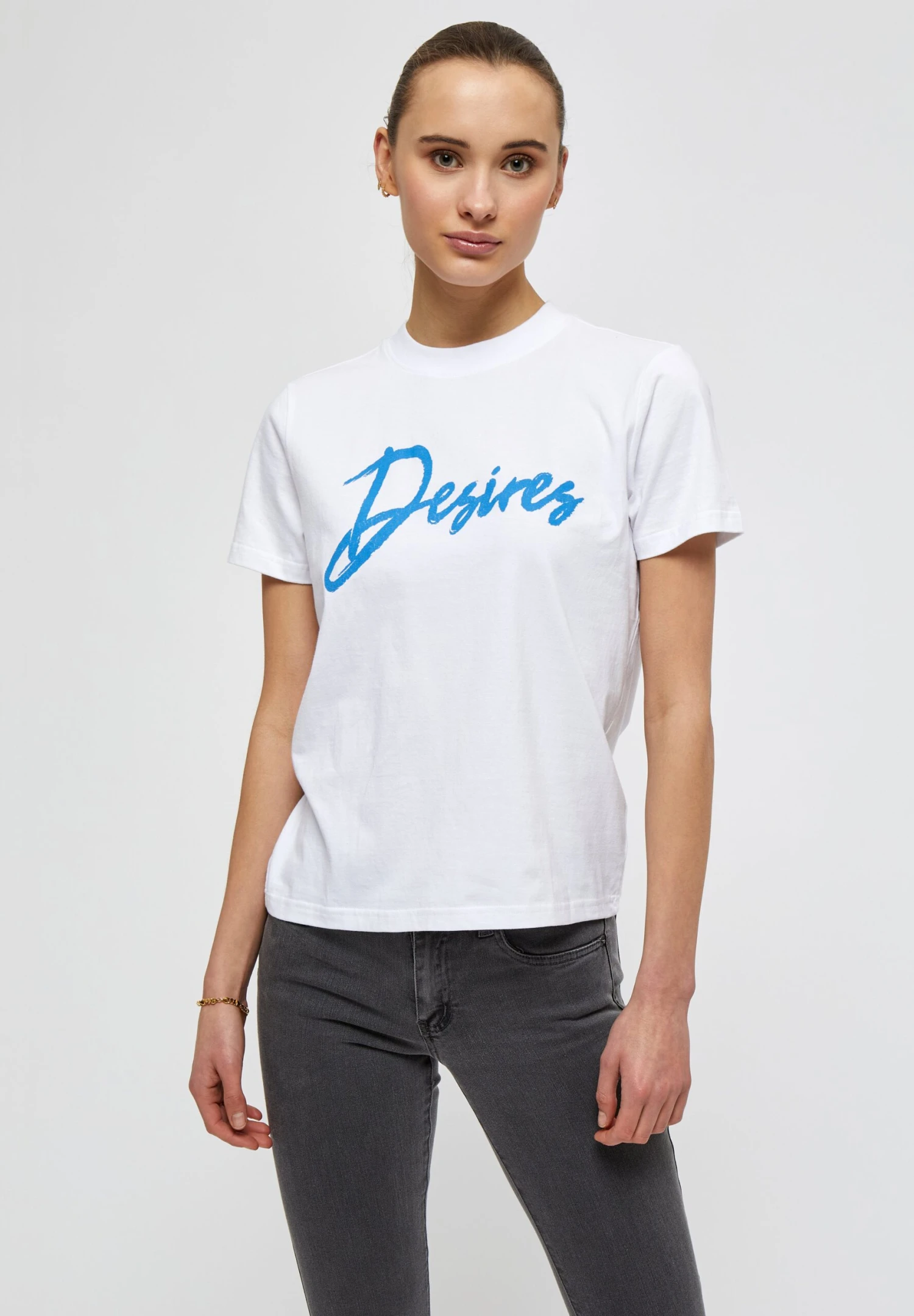 DESIRES T-Shirt Print - French Blue 1 DESIRES T-Shirt Print - French Blue