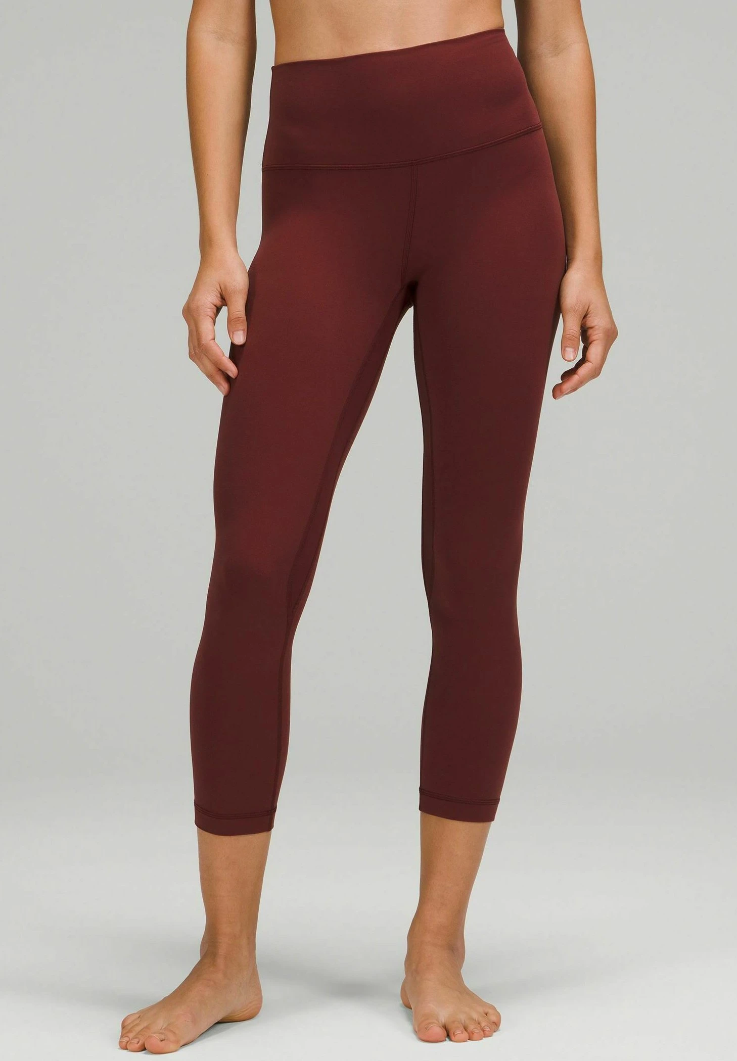 Lululemon Align Hr Crop 23 - Legging - Red Merlot 1 Lululemon Align Hr Crop 23 - Legging - Red Merlot