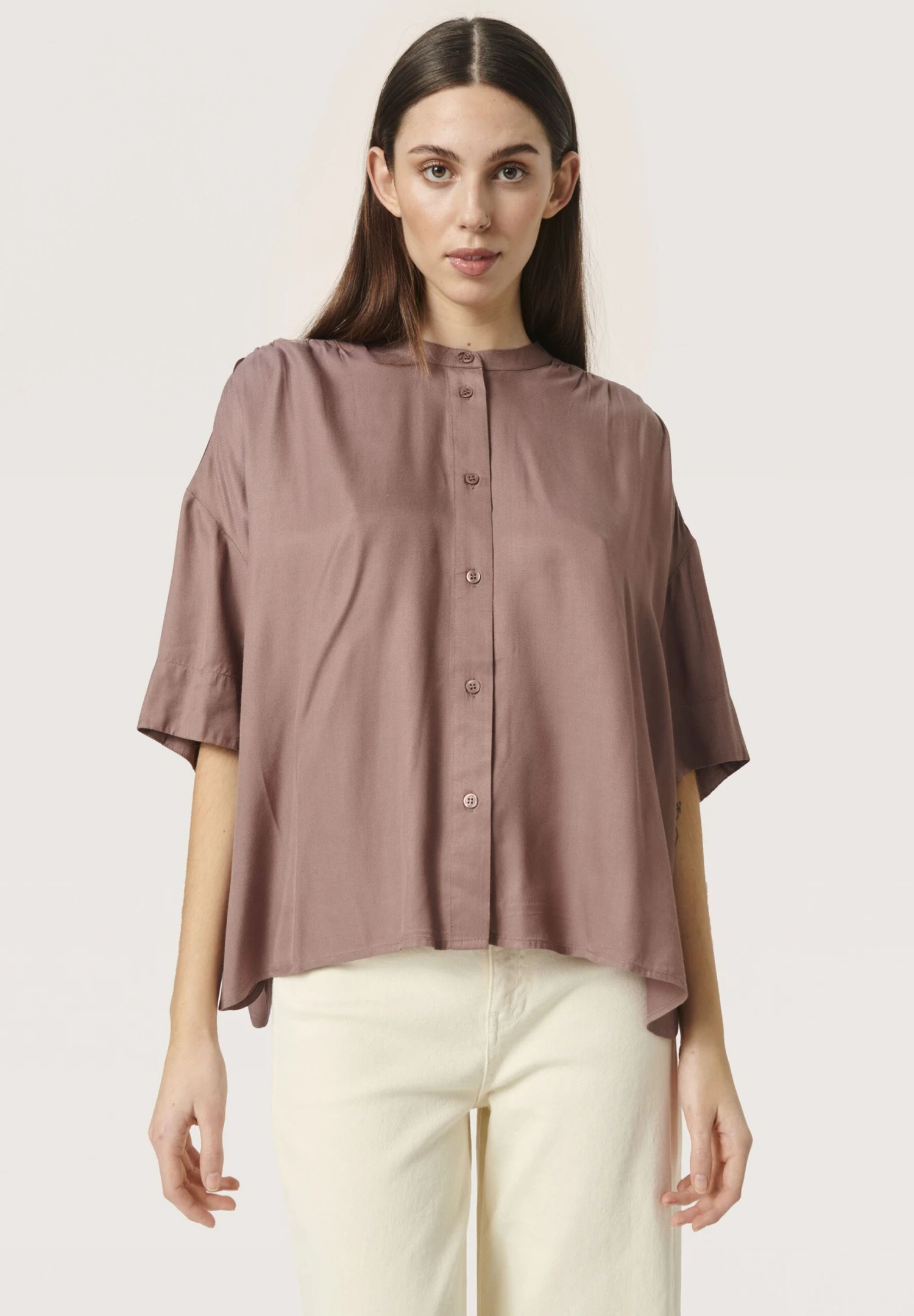 Soaked In Luxury Cattie - Overhemdblouse - Brown Lentil 1 Soaked In Luxury Cattie - Overhemdblouse - Brown Lentil