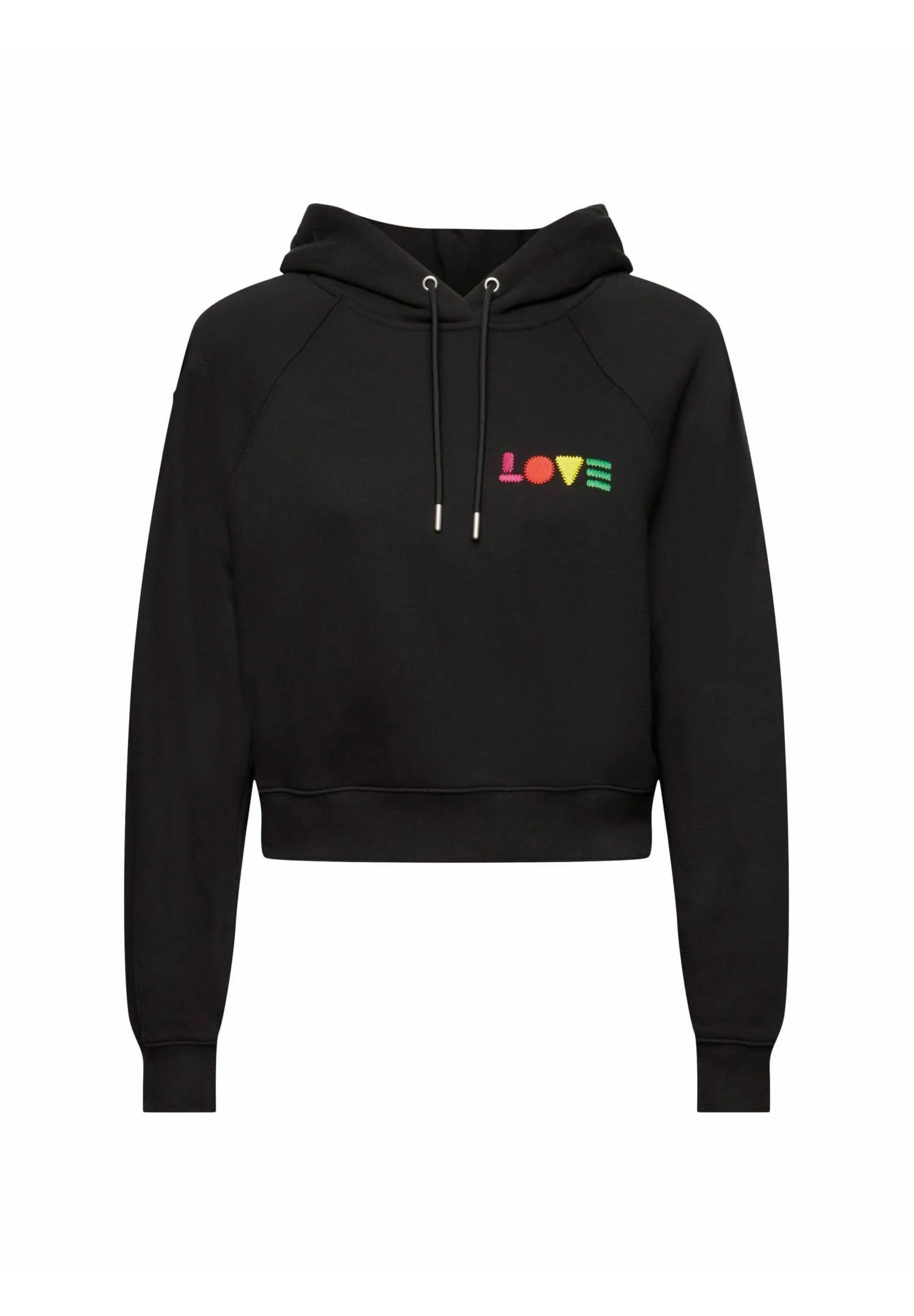 ESPRIT Mit Geometrischem Love-Print - Hoodie - Black 6 ESPRIT Mit Geometrischem Love-Print - Hoodie - Black - Afbeelding 6