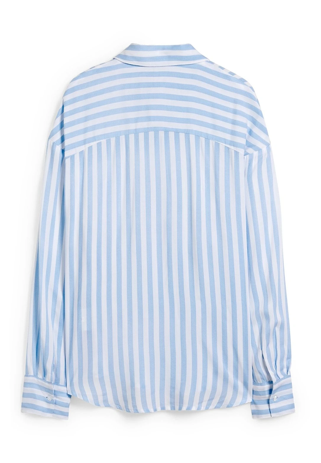 Overhemdblouse - White Light Blue 6 Overhemdblouse - White Light Blue - Afbeelding 6