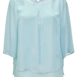 GOLDNER Blouse - Blue Turquoise 11 GOLDNER Blouse - Blue Turquoise -Aanbiedingen Mode Toon Winkel 179e1295035a467dae329b6c54858b20