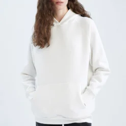 DeFacto Hoodie - Ecru