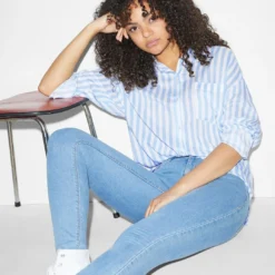 Overhemdblouse - White Light Blue 10 Overhemdblouse - White Light Blue -Aanbiedingen Mode Toon Winkel 294cfe2e8de44061a65b0562cbac51af