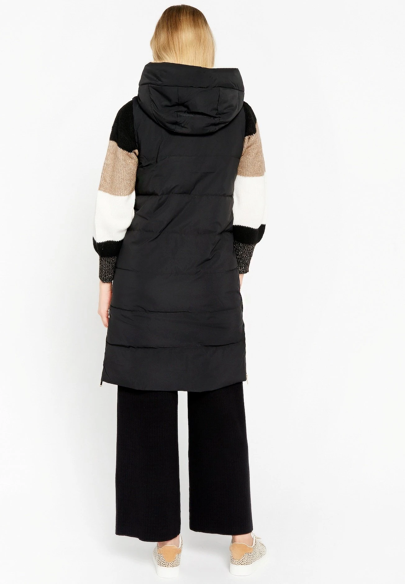 LOLALIZA Long- Bodywarmer - Black 3 LOLALIZA Long- Bodywarmer - Black - Afbeelding 3