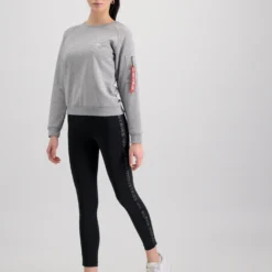 Alpha Industries Wm Ai Stripe Wmn - Legging - Black