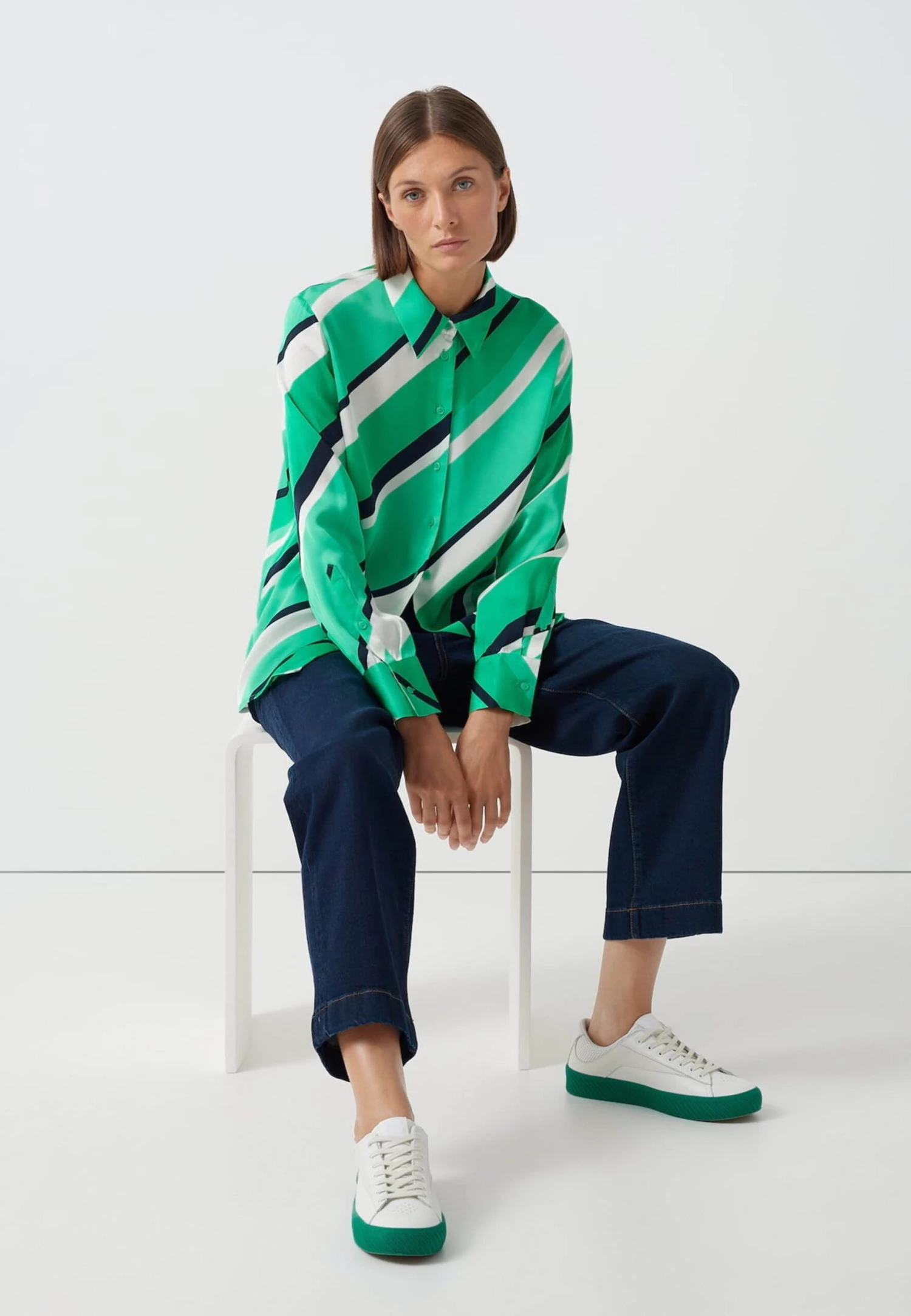 Someday Zulmara Dynamic - Overhemdblouse - Green Apple 7 Someday Zulmara Dynamic - Overhemdblouse - Green Apple - Afbeelding 7