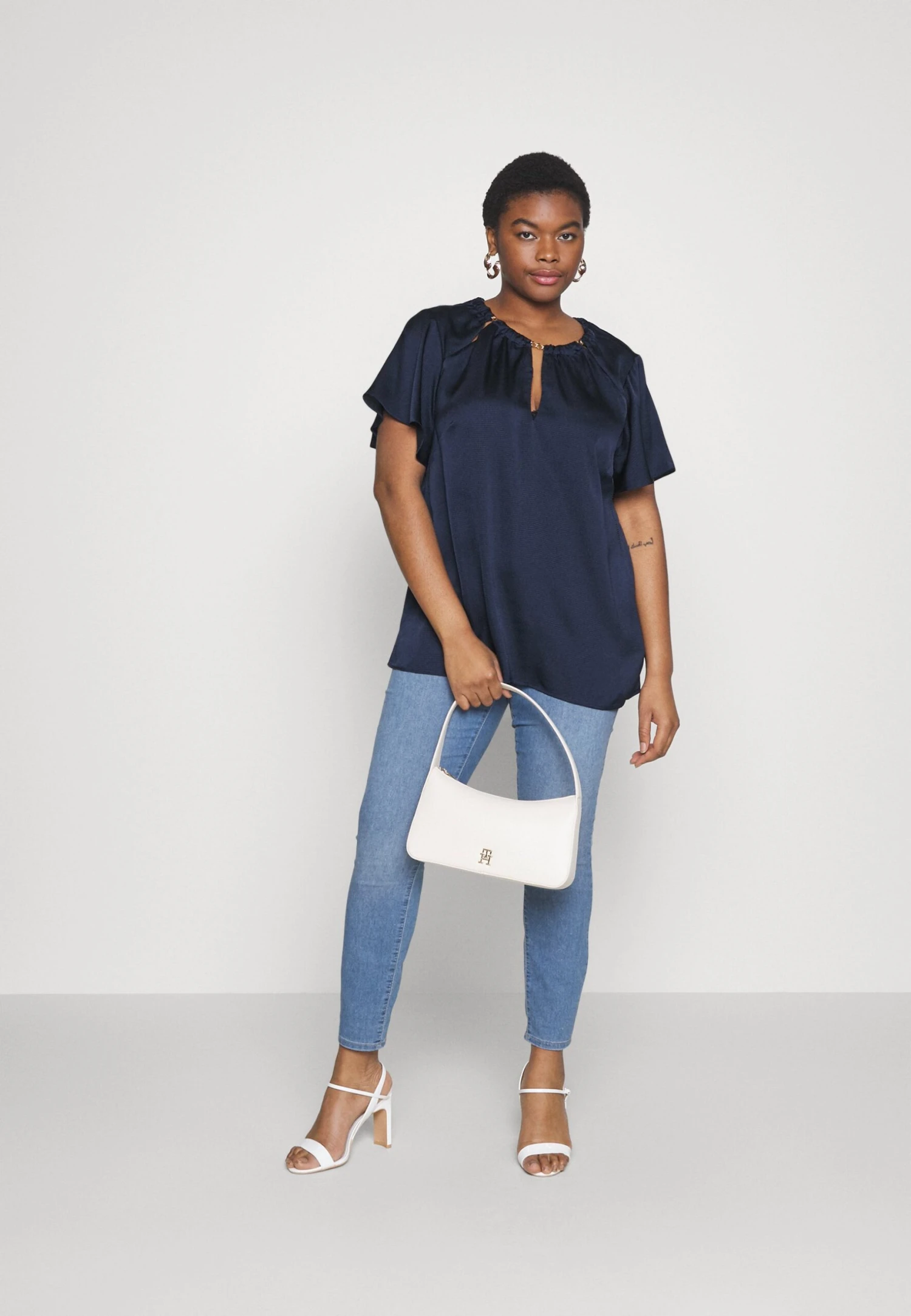 MICHAEL Michael Kors Chain Top - Blouse - Midnightblue 2 MICHAEL Michael Kors Chain Top - Blouse - Midnightblue - Afbeelding 2