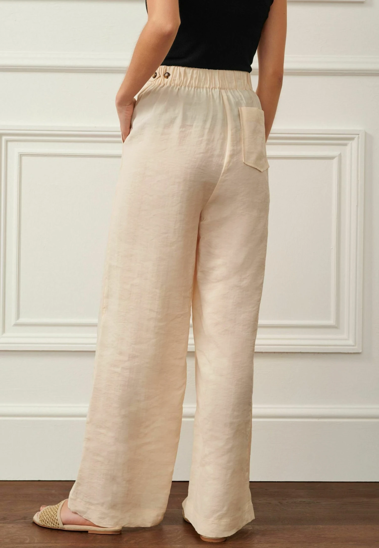 Next Wide Standard - Broek - Ecru White 3 Next Wide Standard - Broek - Ecru White - Afbeelding 3