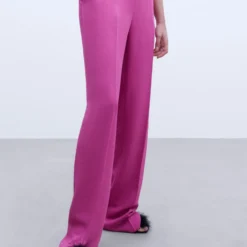 ADOLFO DOMINGUEZ Dart Monochromatic - Broek - Pink
