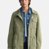 Gant Garment Dyed Field- Lichte Jas - Oil Green