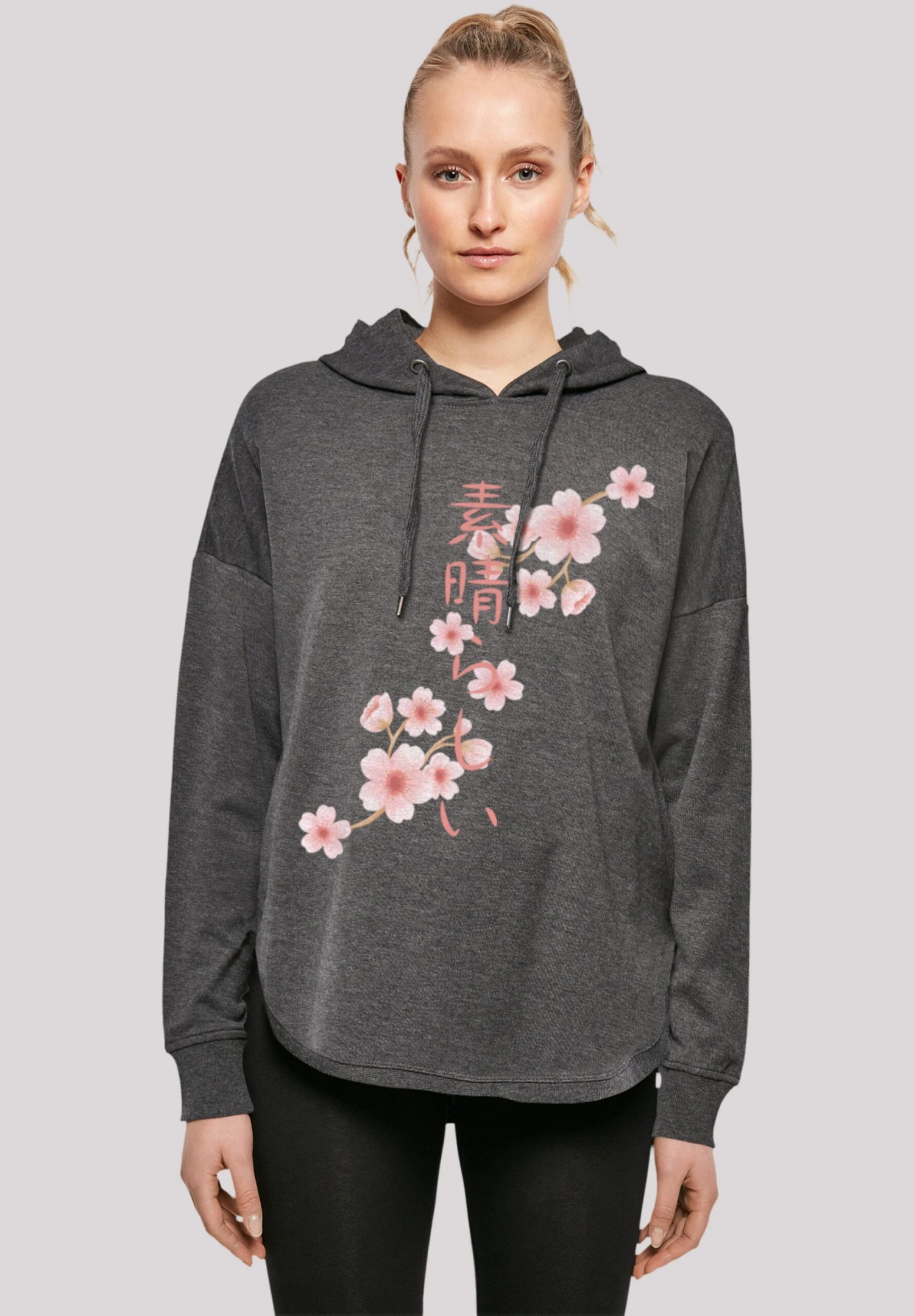 F4NT4STIC Kirschblüten Asien - Hoodie - Charcoal 1 F4NT4STIC Kirschblüten Asien - Hoodie - Charcoal