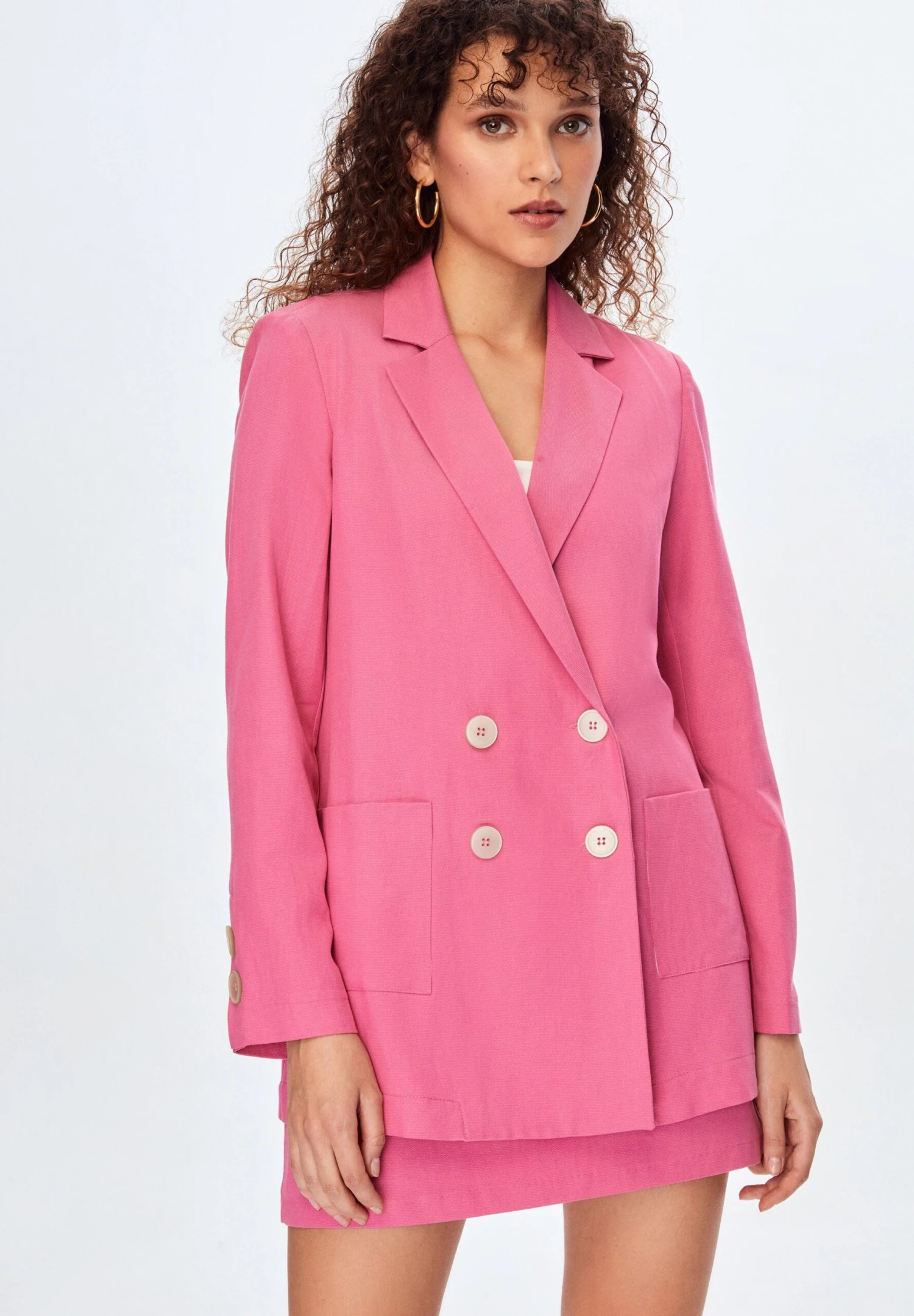 Lynn - Blazer - Fuschia 1 Lynn - Blazer - Fuschia