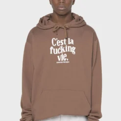 Nieuwe uitgaven 23 Kaotiko C'Est La Vie Brown - Hoodie - Braun