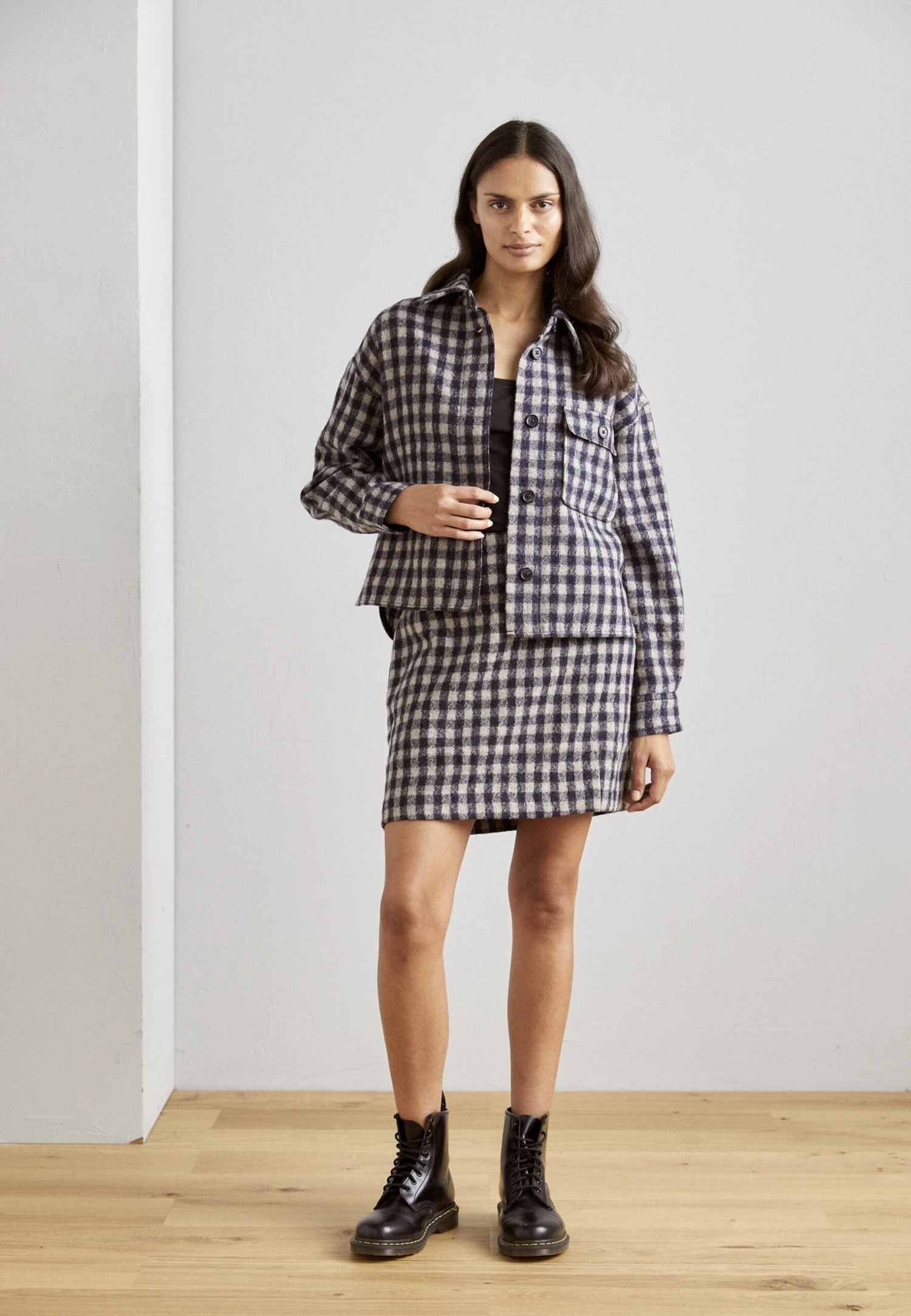 Marc O'Polo Overshirt Boxy Shape Modernshirt Details Vichy- Jas - Multi 2 Marc O'Polo Overshirt Boxy Shape Modernshirt Details Vichy- Jas - Multi - Afbeelding 2