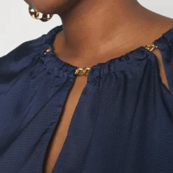 MICHAEL Michael Kors Chain Top - Blouse - Midnightblue 11 MICHAEL Michael Kors Chain Top - Blouse - Midnightblue -Aanbiedingen Mode Toon Winkel 59e526d144354ea5886ad8747228ed15 scaled