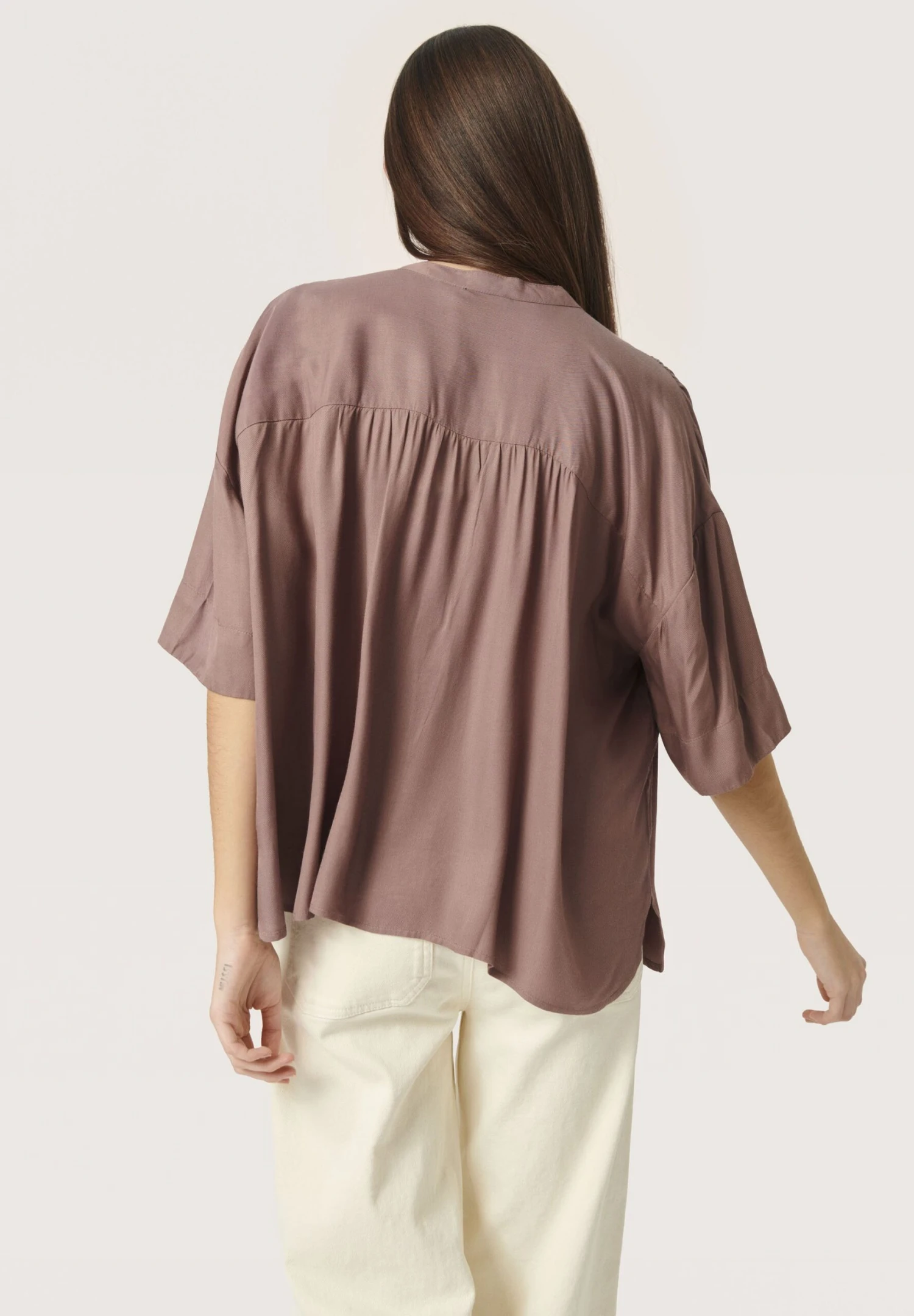 Soaked In Luxury Cattie - Overhemdblouse - Brown Lentil 3 Soaked In Luxury Cattie - Overhemdblouse - Brown Lentil - Afbeelding 3