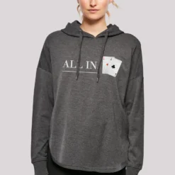 F4NT4STIC Poker All In Karten - Hoodie - Charcoal