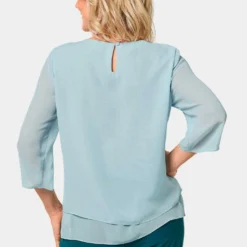 GOLDNER Blouse - Blue Turquoise 8 GOLDNER Blouse - Blue Turquoise -Aanbiedingen Mode Toon Winkel 5e9bdab0a63146ad9f0315ee1023e3a1
