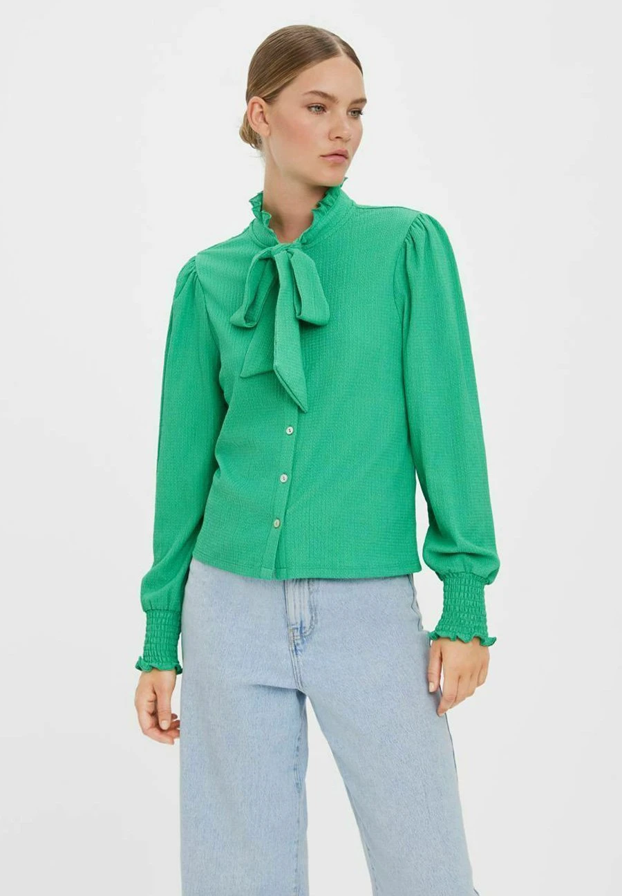 Vero Moda Overhemdblouse - Holly Green 1 Vero Moda Overhemdblouse - Holly Green
