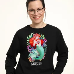 Aanbiedingen Mode Toon Winkel 18 Disney The Little Mermaid Anime - Sweater - Black