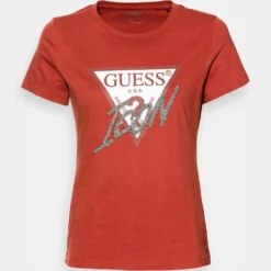 Guess Icon Tee - T-Shirt Print - Sonoran Red -Aanbiedingen Mode Toon Winkel 637e76cabf4e4a2d8d2f11e01a1ce211 scaled