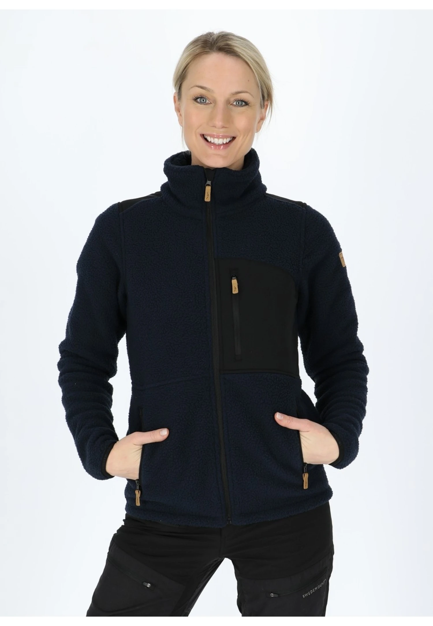 Nordkap Pile - Fleecejas - Navy Black 1 Nordkap Pile - Fleecejas - Navy Black