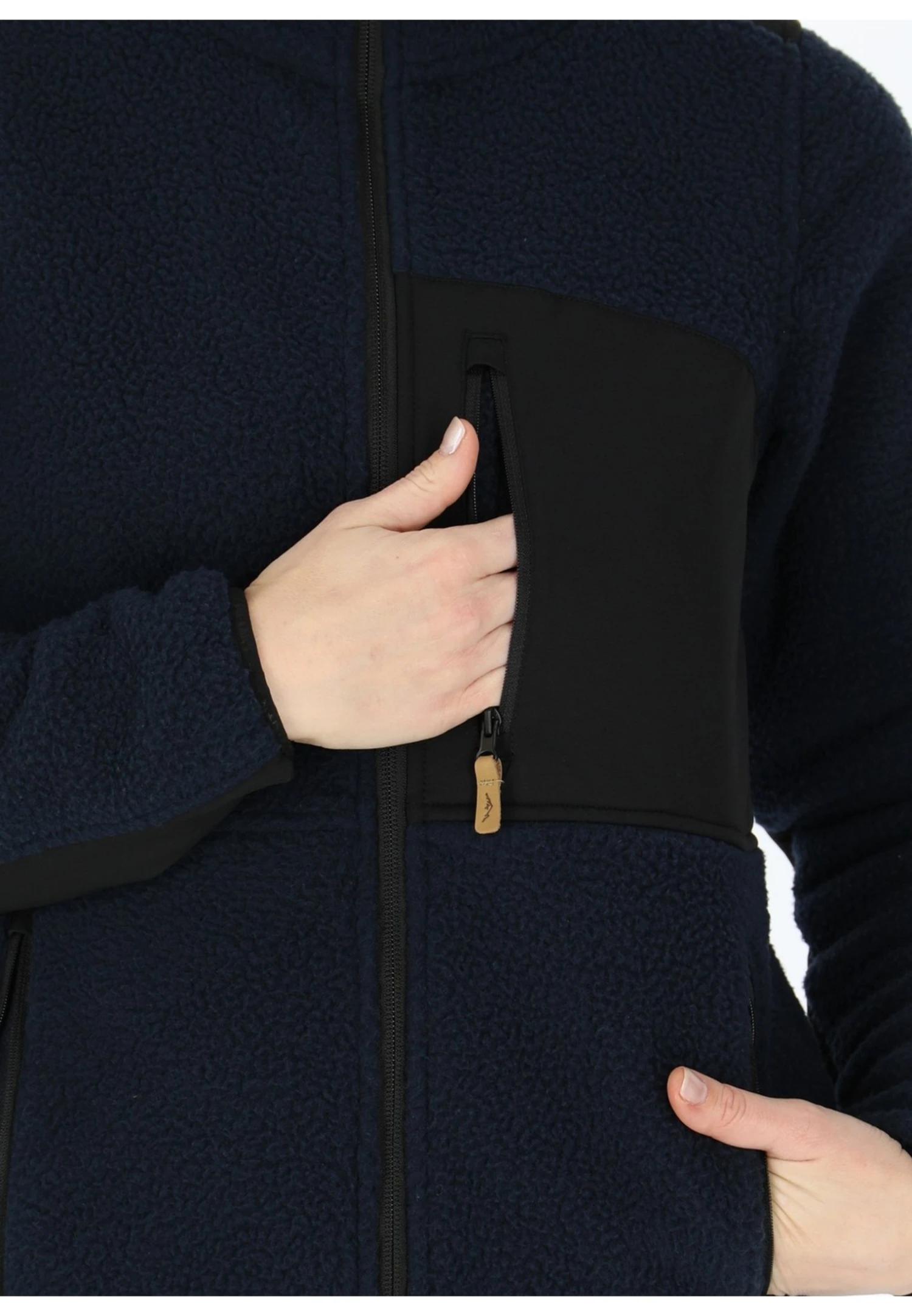 Nordkap Pile - Fleecejas - Navy Black 4 Nordkap Pile - Fleecejas - Navy Black - Afbeelding 4