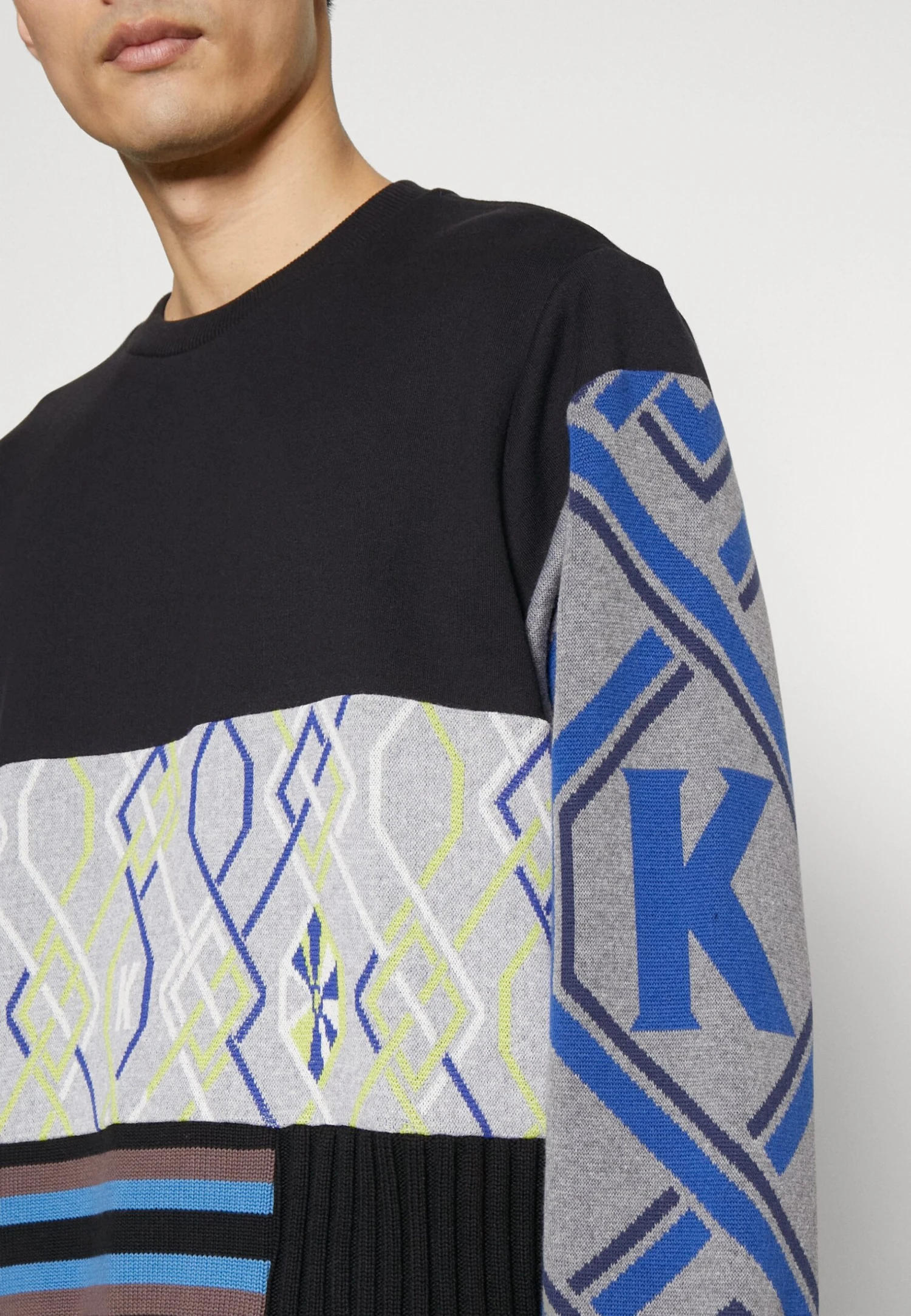 KOCHÉ Unisex - Sweater - Blue 6 KOCHÉ Unisex - Sweater - Blue - Afbeelding 6