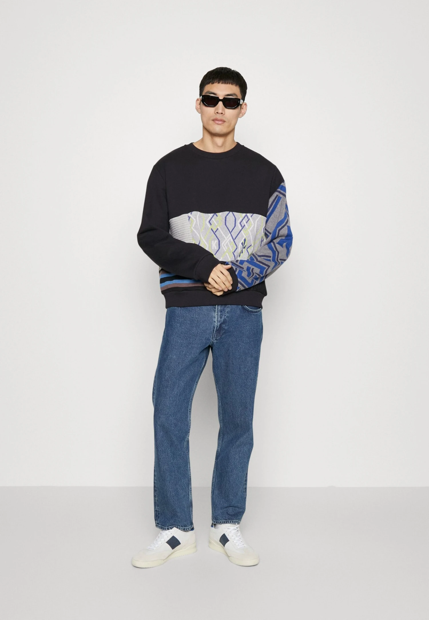 KOCHÉ Unisex - Sweater - Blue 2 KOCHÉ Unisex - Sweater - Blue - Afbeelding 2