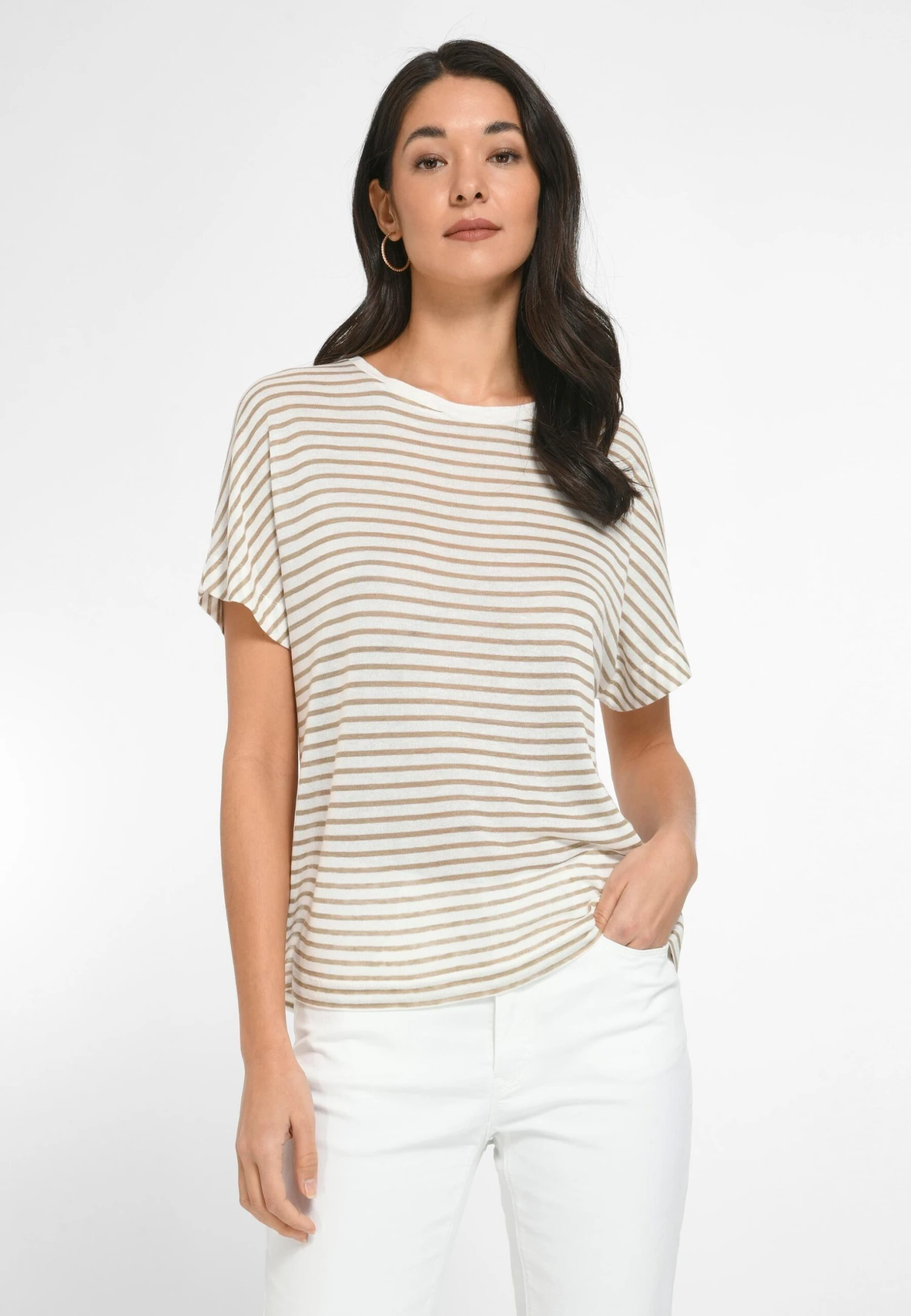 T-Shirt Print - Beige 1 T-Shirt Print - Beige