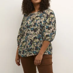 Blouse - Shattered Flower Print