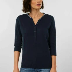 Cecil Im Style - Longsleeve - Blau