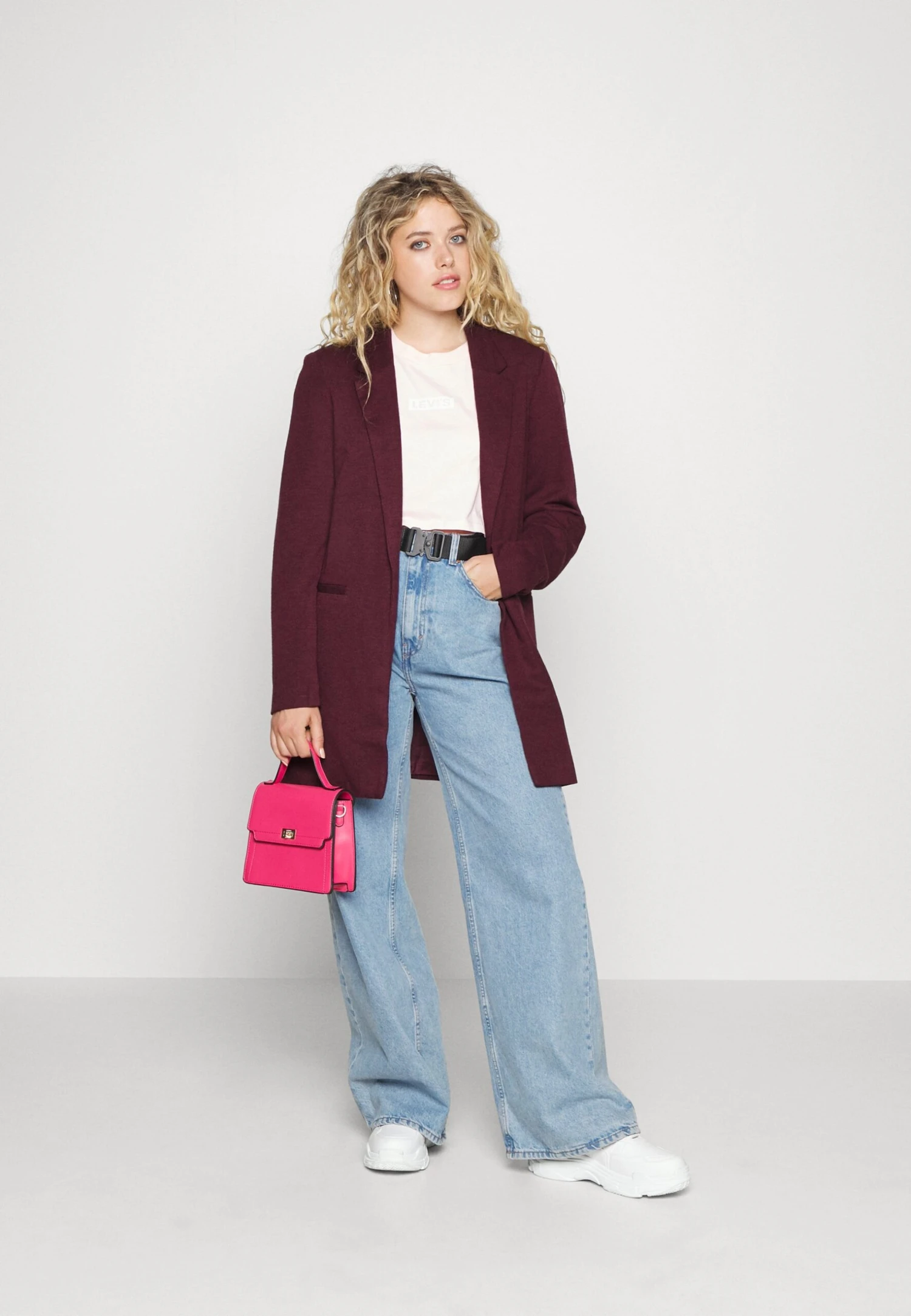 Vero Moda Vmverina Long Blazer - Blazer - Winetasting 2 Vero Moda Vmverina Long Blazer - Blazer - Winetasting - Afbeelding 2