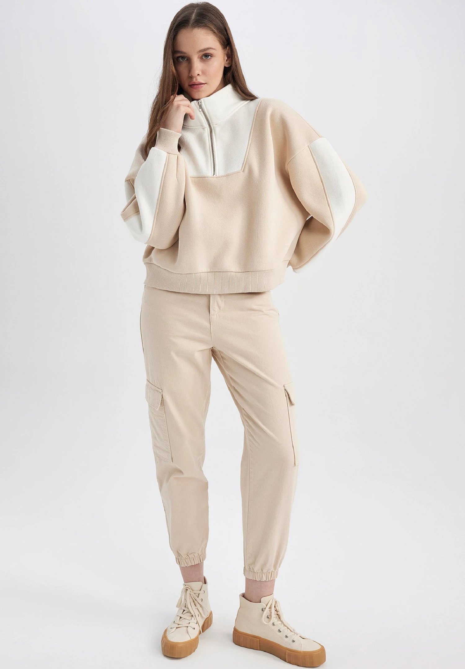 DeFacto Cargobroek - Beige 2 DeFacto Cargobroek - Beige - Afbeelding 2