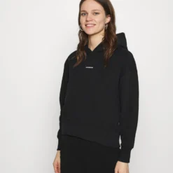 Calvin Klein Jeans Micro Branding- Hoodie - Black