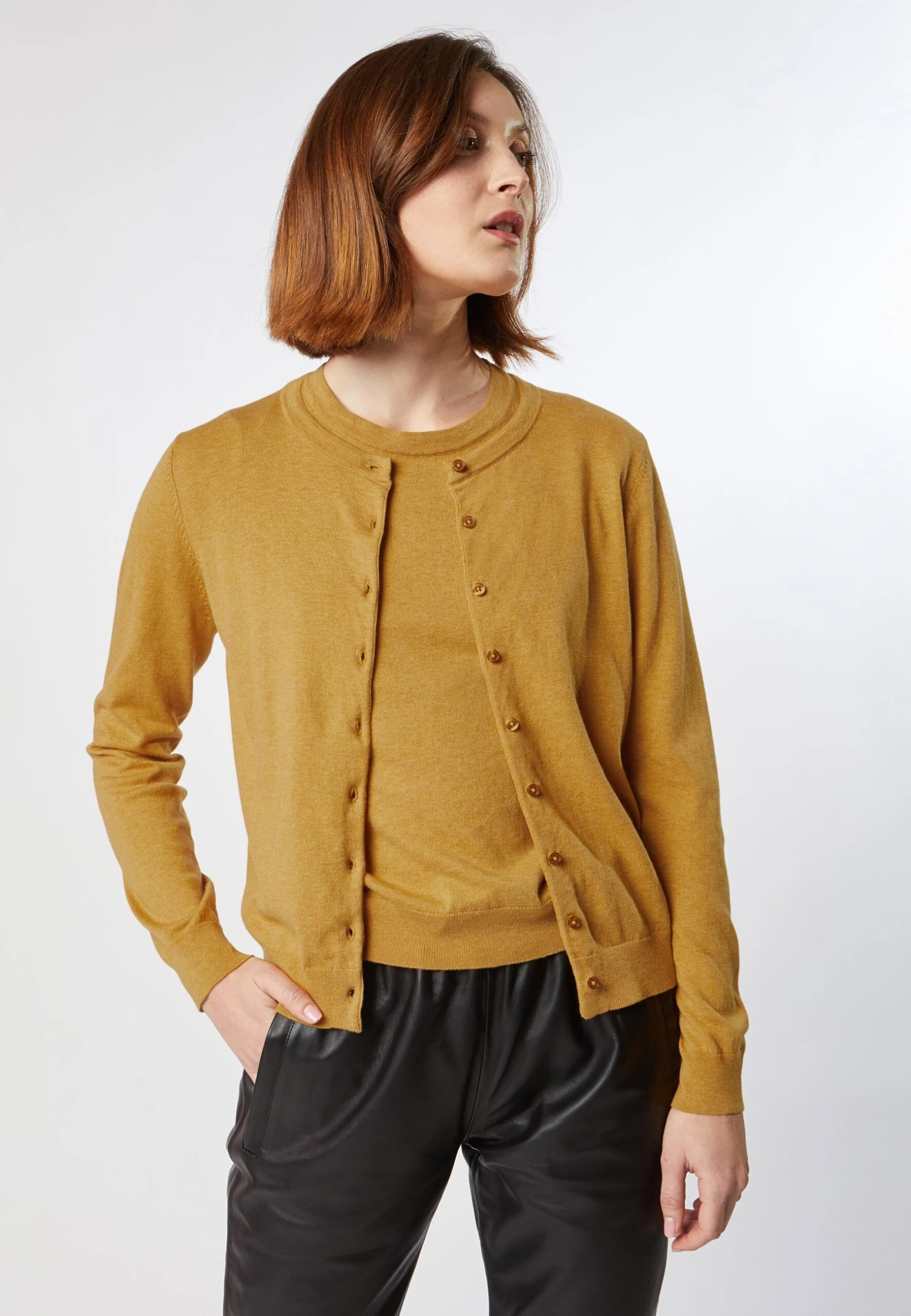 RODIER Twin Set- Vest - Ocre 1 RODIER Twin Set- Vest - Ocre