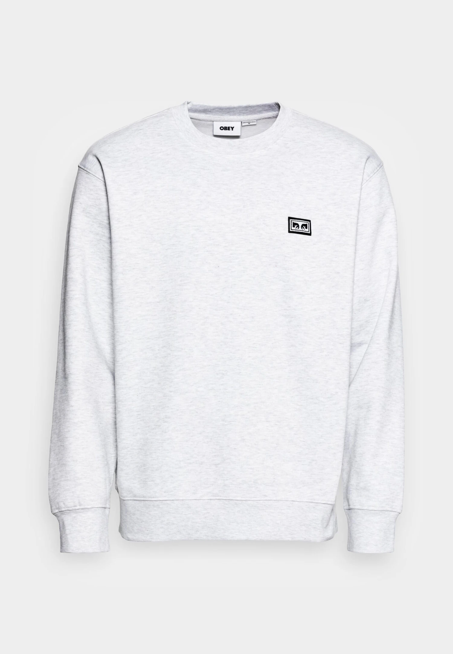 Obey Clothing Established Works Eyes Crew Unisex - Sweater - Ash Grey 4 Obey Clothing Established Works Eyes Crew Unisex - Sweater - Ash Grey - Afbeelding 4