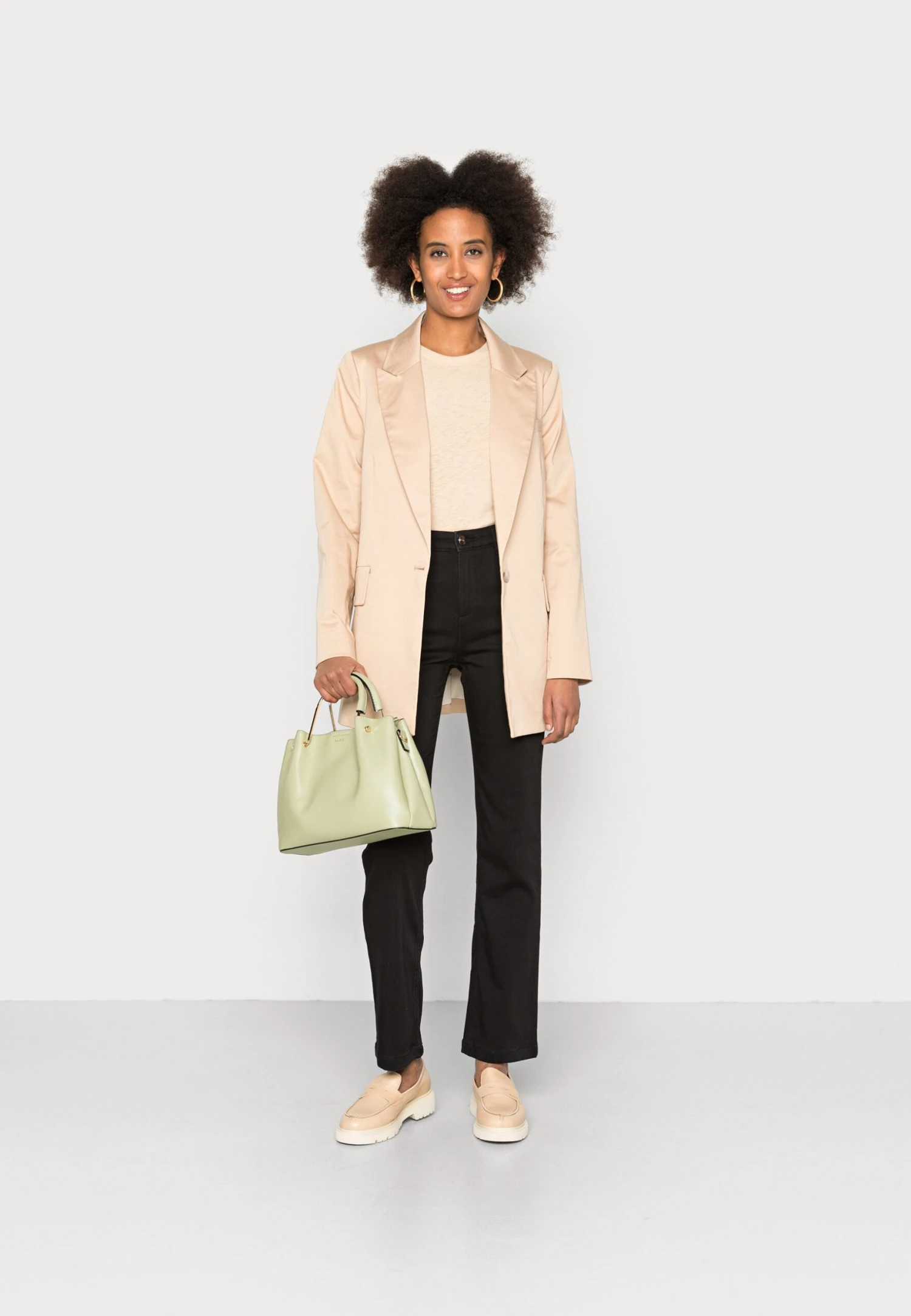 Marc O'Polo DENIM Sleeveless High Roundneck - Top - Skimming Stone 2 Marc O'Polo DENIM Sleeveless High Roundneck - Top - Skimming Stone - Afbeelding 2