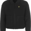 Lyle & Scott Shearling- Winterjas - Jet Black