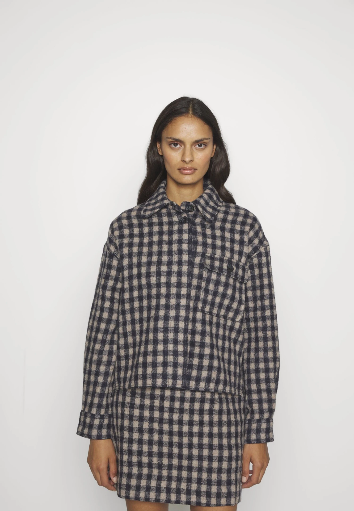 Marc O'Polo Overshirt Boxy Shape Modernshirt Details Vichy- Jas - Multi 3 Marc O'Polo Overshirt Boxy Shape Modernshirt Details Vichy- Jas - Multi - Afbeelding 3