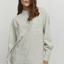 B.young Byfalakka- Overhemdblouse - Greem