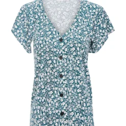 Kurzärmeliges- Blouse - Vert 9 Kurzärmeliges- Blouse - Vert -Aanbiedingen Mode Toon Winkel 963fd388fa8142d1ab3c00636d74b898