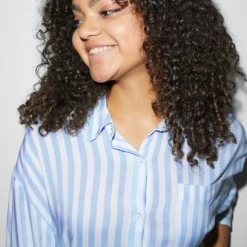 Overhemdblouse - White Light Blue 9 Overhemdblouse - White Light Blue -Aanbiedingen Mode Toon Winkel 986da68f8b4340109ad476055bc62583