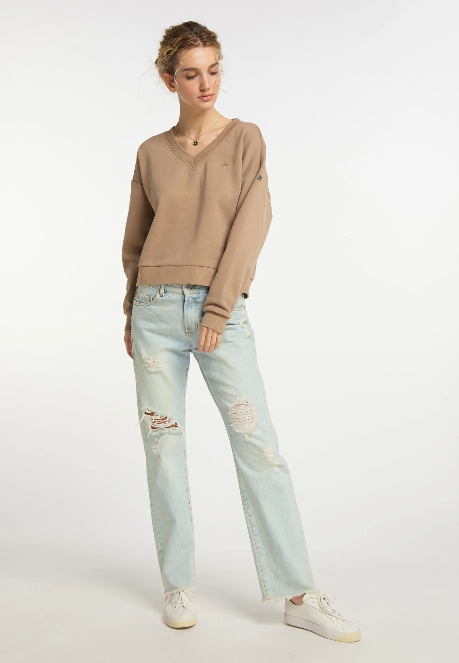 Dreimaster Takelage - Sweater - Sand 2 Dreimaster Takelage - Sweater - Sand - Afbeelding 2