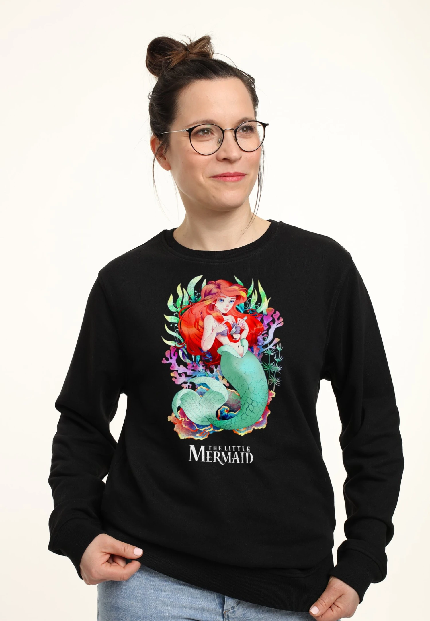 Disney The Little Mermaid Anime - Sweater - Black 3 Disney The Little Mermaid Anime - Sweater - Black - Afbeelding 3